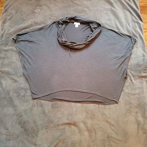 So Low Loose Fit High Low Crop Top Size XS